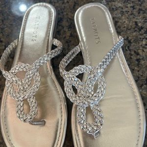 Talbots Gold Sandals